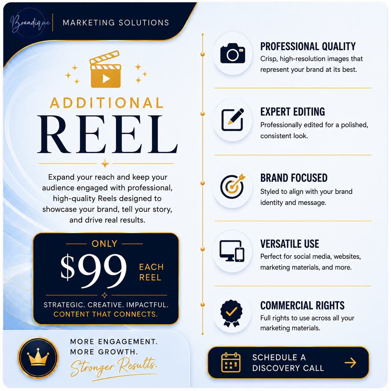 Reel Add On Service